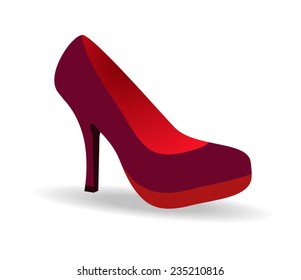 Red shoe