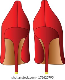 red shoes