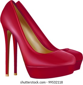 red shoes