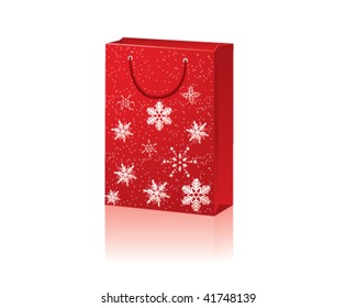  bolsa de compras roja