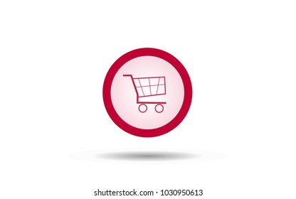 Red Shopping icon