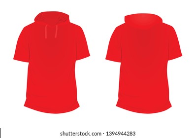 short sleeve hoodie designer