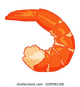 Red shrimp tail