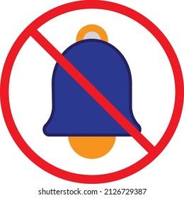 Red Sign- no sound alarm allowed.