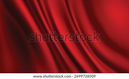 Red silk cloth background luxury fabric texture