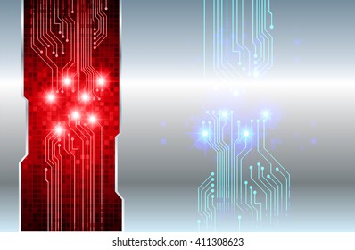 red silver abstract hi speed internet technology background illustration. eye scan virus computer. motion move. text box. label. card