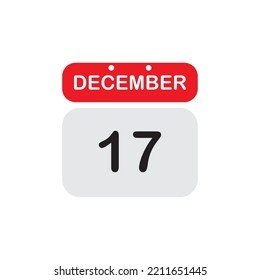 vector de fecha de diciembre rojo y plata