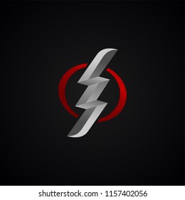 Lightning Vector Illustration Symbol Feminism Grunge Stock Vector ...