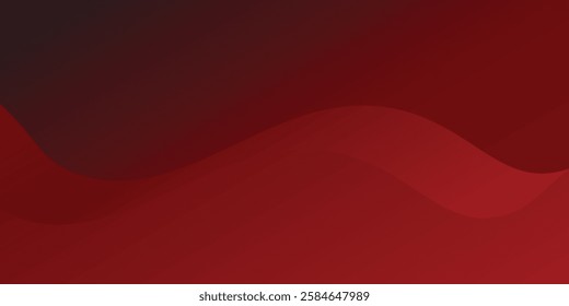 Red simple background with dynamic shapes composition art simple