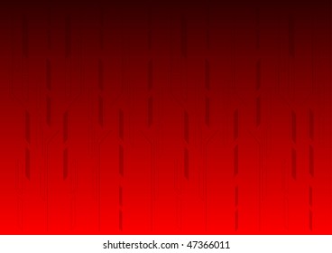 Red simple vector background with shapes.