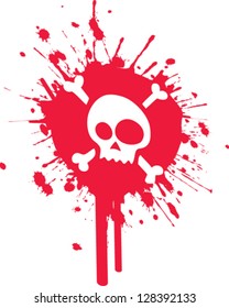 Red Skull Graffiti