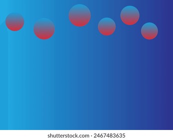 Diseño de fondo degradado combinado de colores rojo, azul cielo y azul.