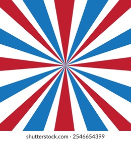 Diseño de forma de triángulo rojo y azul celeste