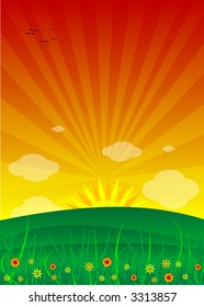 RED SKY (vector)