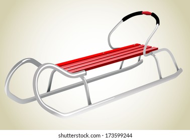 Red sled