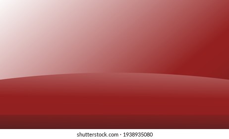 Red slope step room background vector gradient