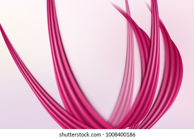 Red smear strips asbstract background love, for invitations, flyers, posters, isolated