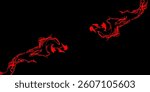Red smoke abstract on black background