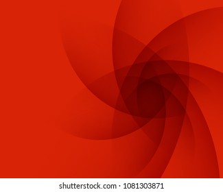 Fondo abstracto de líneas de luz de giro liso y rojo. Eps 10. Concepto de papel tapiz móvil, telón de fondo web o diseño tipográfico.