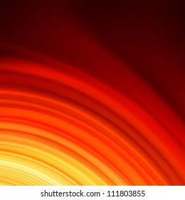 Red smooth twist light lines background. EPS 8 vector file included