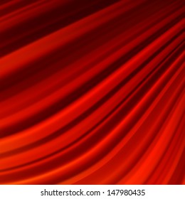 Red smooth twist light lines background. EPS 10 vector file included