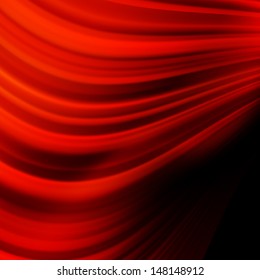 Red smooth twist light lines background. EPS 10 vector file included