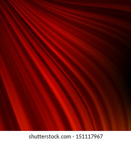 Red smooth twist light lines background. EPS 10 vector file included