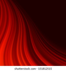 Red smooth twist light lines background. EPS 10 vector file included