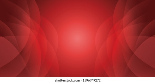 Red smooth twist light lines vector background