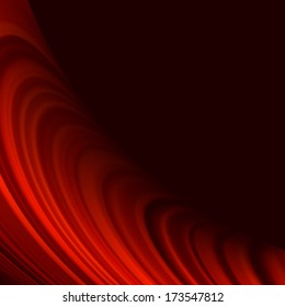 Red smooth twist light lines background. EPS 10 vector file included