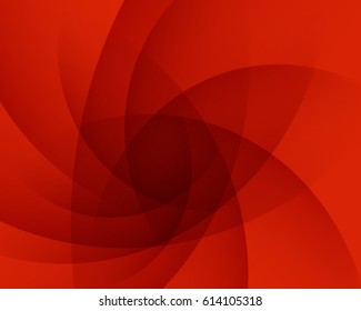Red smooth twist light lines vector abstract background. Eps 10. Concept for mobile wallpaper, web banner backdrop or typography design.