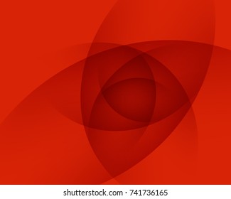 Roter, glatter Twist, helle Linien, Vektorgrafik abstrakter Hintergrund. EPS10. Konzept für mobile Bildschirmhintergründe, Web-Banner-Hintergrund oder Typografie-Design.