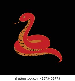 red snake chinese year 2025