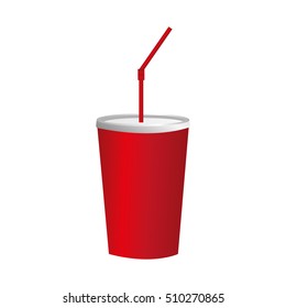 red soda cup icon image 