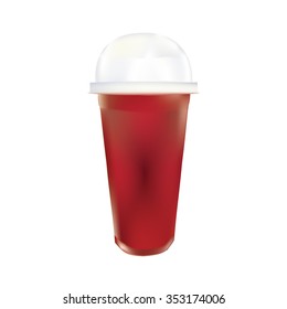 Red soda water