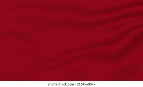 red soft blurred fabric texture as abstract background