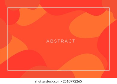 Red soft color and shape abstract background