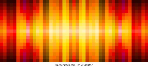 Red spark pixel technology abstract background
