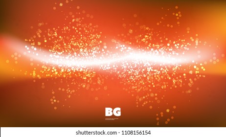 Red Sparkling Wallpaper, Background, Flyer or Cover Design for Your Business with Abstract Blurred Pattern - Applicable for Reports, Presentations, Placards, Posters-Creative Vector Template