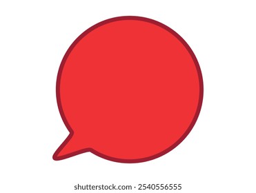 Red speech bubble representing anger or rage