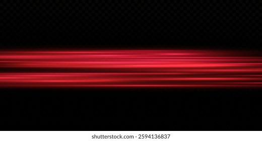 Red speed light lines.
Movement of speed lines