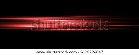 Red speed light lines.
Movement of speed lines