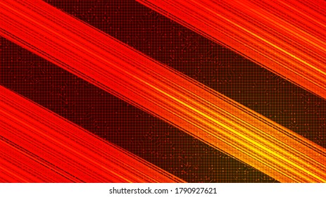 Red Speed Light on Technology Background,Digital and internet Concept design,Vector illustration.