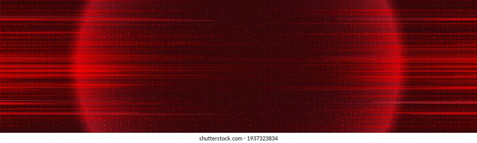 Red Speed Light Technology Background,5g Digital and sound wave Concept design,Free Space For text in put,Vector illustration.