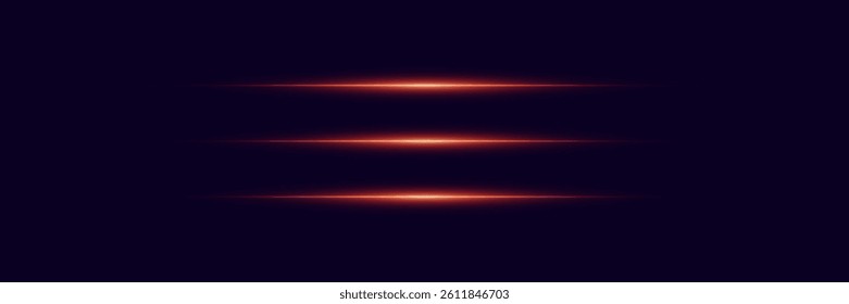 Red speed lines, horizontal laser beam effect.