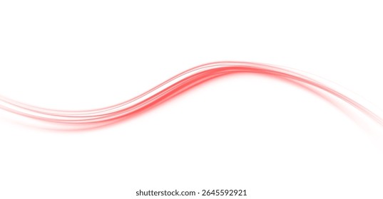 Red Speed Motion Lines, Fast Light Streaks, Dynamic Energy Flow, Horizontal Red Rays, Glowing Streaks on Transparent Background, High-Speed Effect, Racing Motion Blur, Vector Light Trail PNG