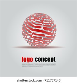 Red Spherical Logo
