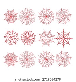 Red Spider Webkollektion für Halloween und Spooky Designs