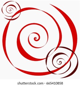 Red spiral