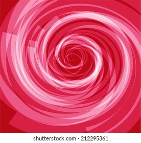 Red spiral Abstract background